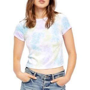 Free People Bright Eyes Velvet Tee